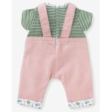 COROLLE 12" DOLL CLOTHES PINK OVERALLS & T-SHIRT