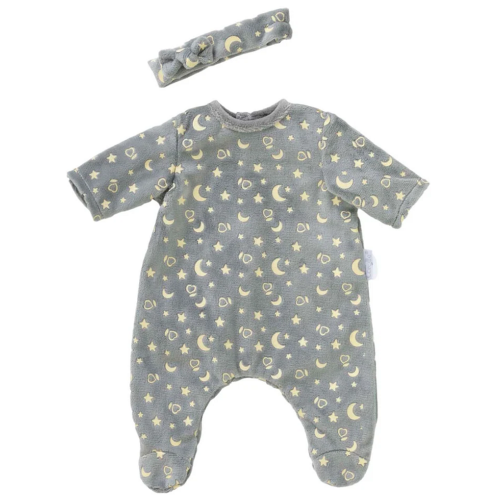 COROLLE 12" DOLL CLOTHES PAJAMAS & HEADBAND GLOW