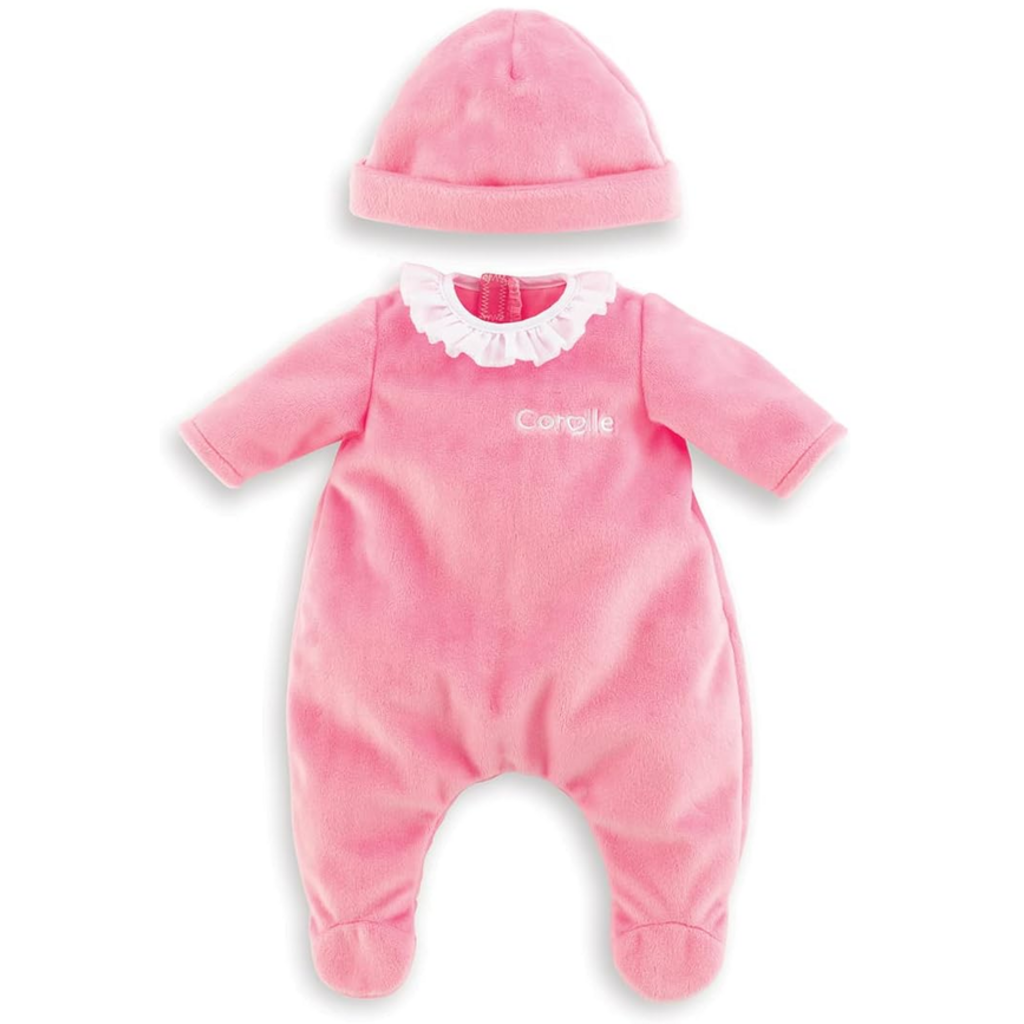 COROLLE 12" DOLL CLOTHES PINK PAJAMAS & CAP