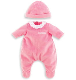 COROLLE 12" DOLL CLOTHES PINK PAJAMAS & CAP