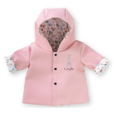 COROLLE 12" DOLL CLOTHES REVERSIBLE RAINCOAT