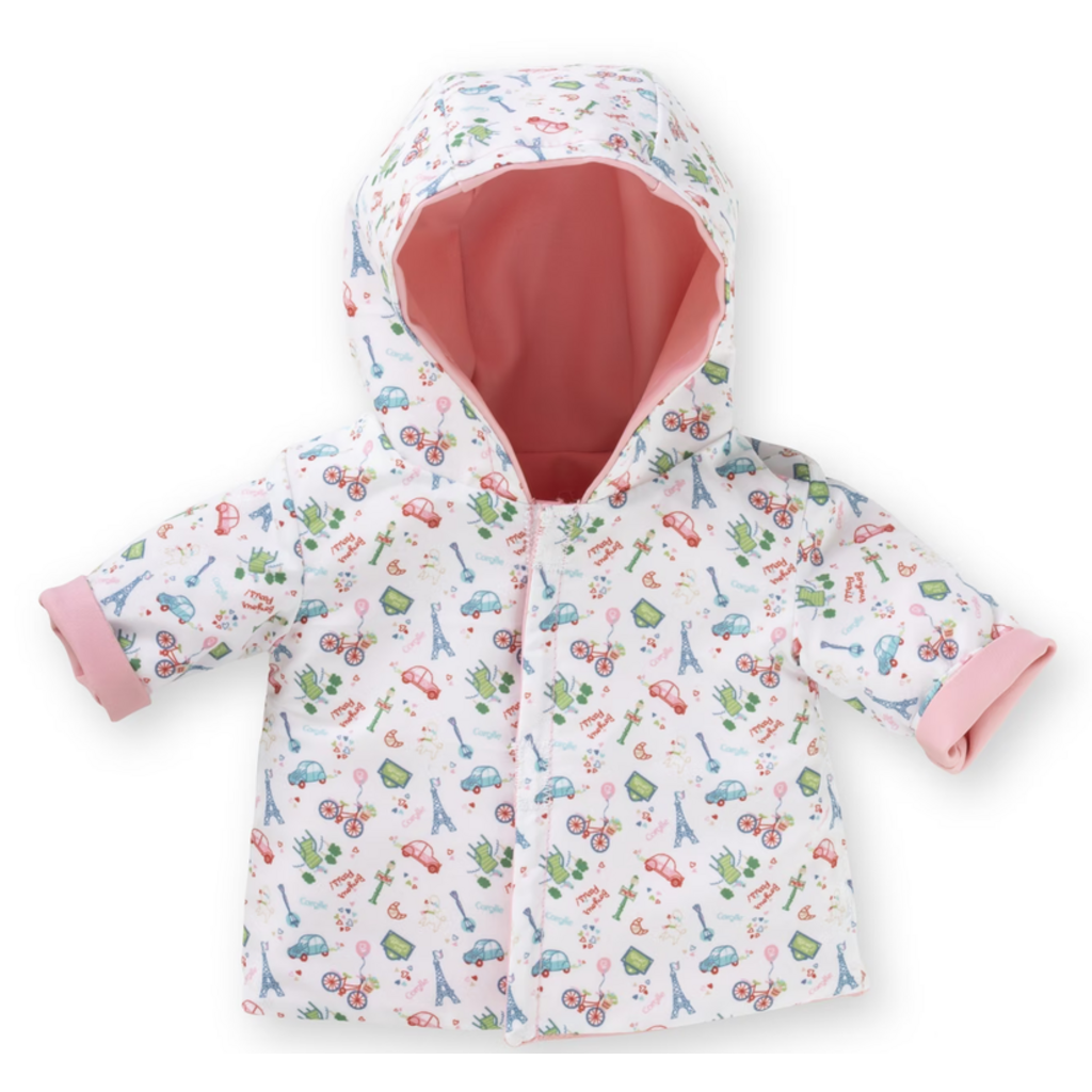 COROLLE 12" DOLL CLOTHES REVERSIBLE RAINCOAT