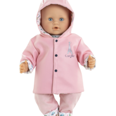 COROLLE 12" DOLL CLOTHES REVERSIBLE RAINCOAT