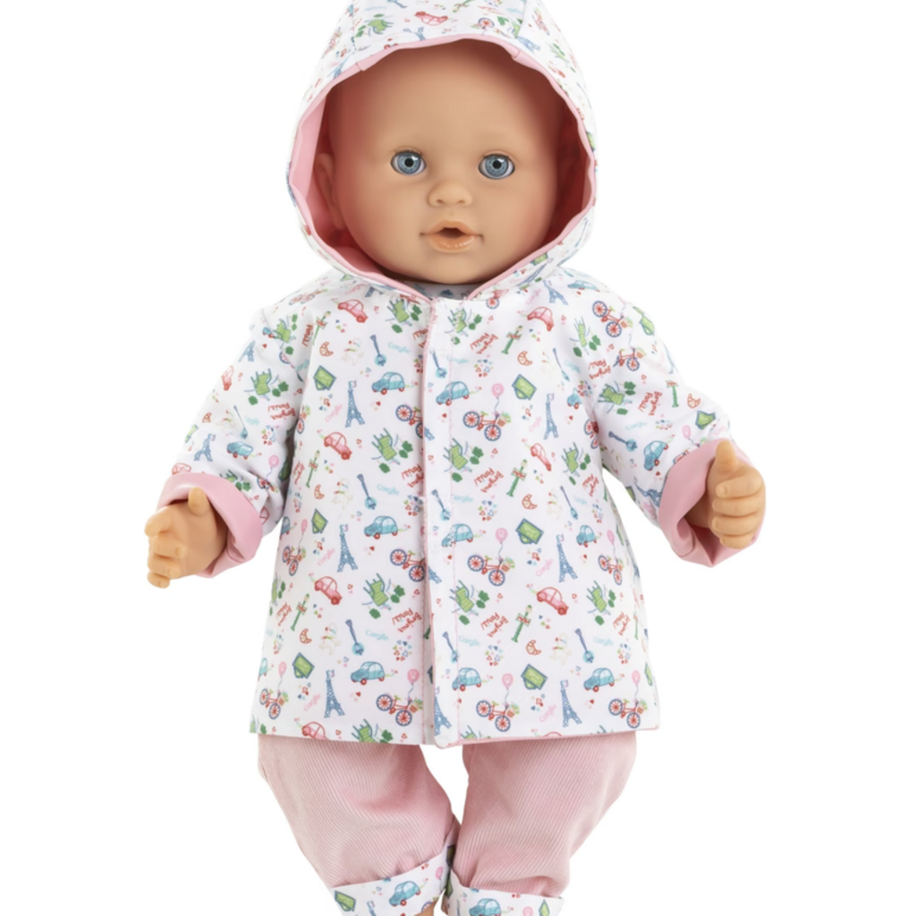 COROLLE 12" DOLL CLOTHES REVERSIBLE RAINCOAT