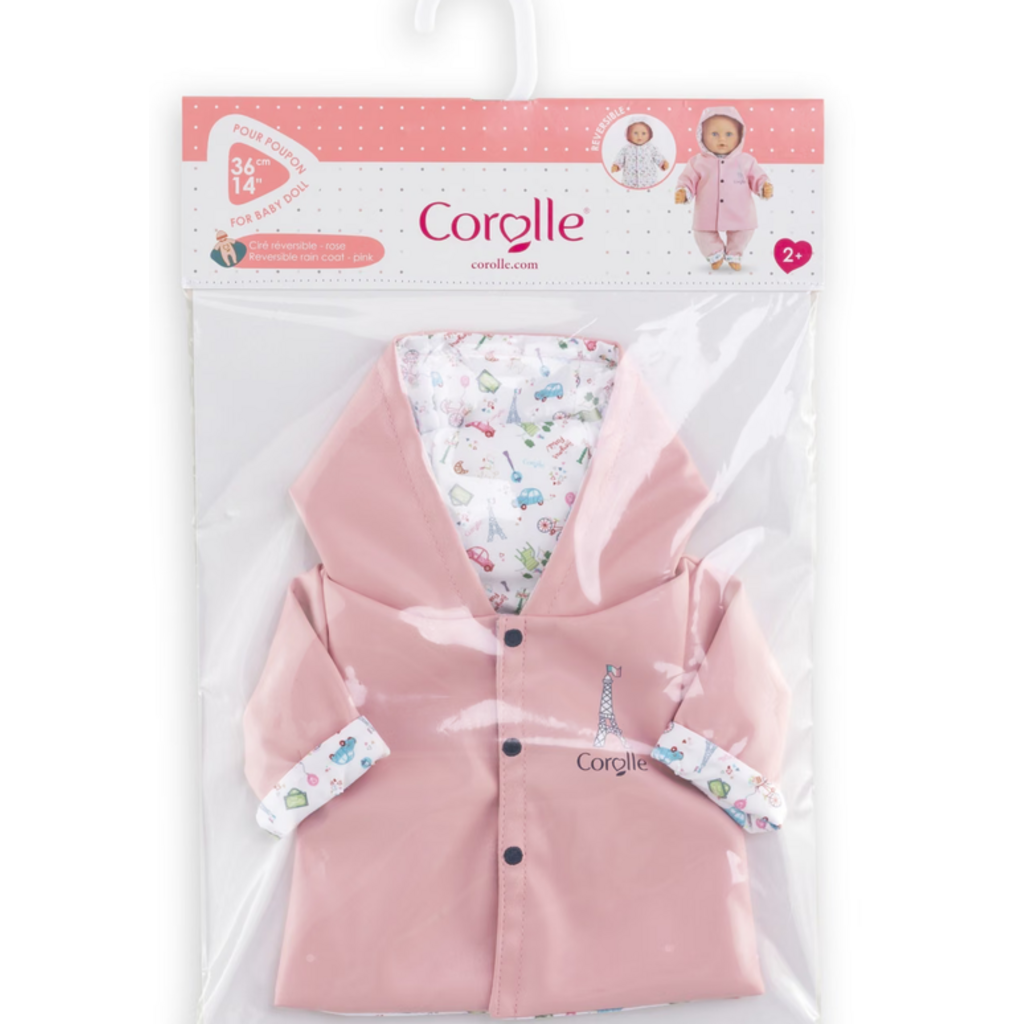 COROLLE 12" DOLL CLOTHES REVERSIBLE RAINCOAT