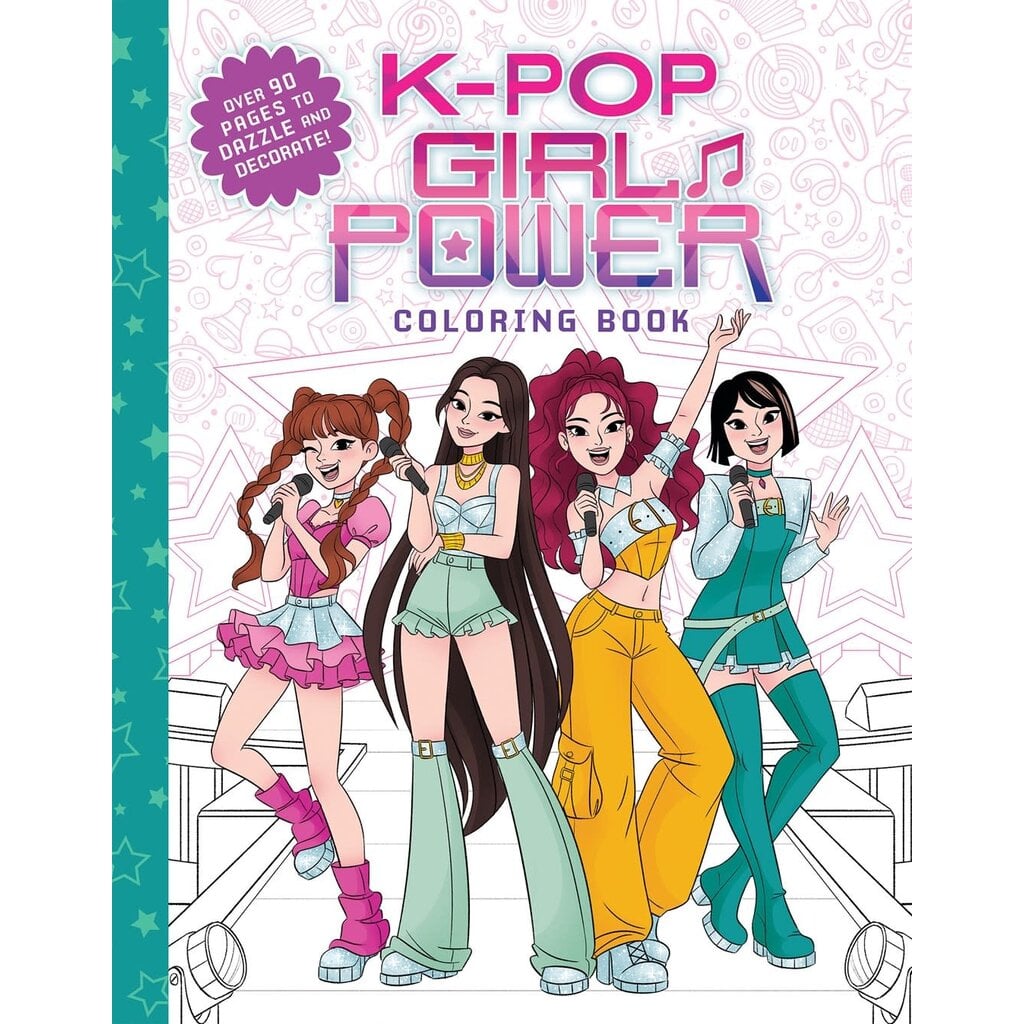 SCHOLASTIC K-POP GIRL POWER COLORING BOOK