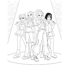 SCHOLASTIC K-POP GIRL POWER COLORING BOOK