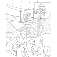 SCHOLASTIC K-POP GIRL POWER COLORING BOOK