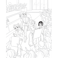 SCHOLASTIC K-POP GIRL POWER COLORING BOOK