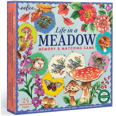 EEBOO LIFE IN A MEADOW MEMORY & MATCHING GAME