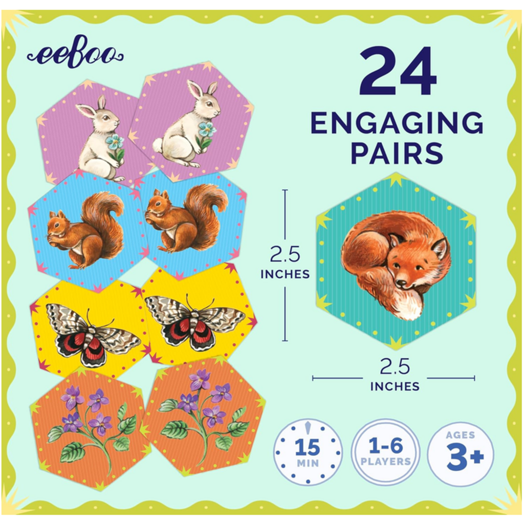 EEBOO LIFE IN A MEADOW MEMORY & MATCHING GAME