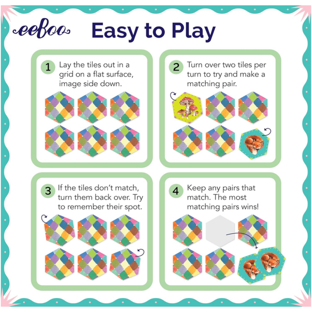 EEBOO LIFE IN A MEADOW MEMORY & MATCHING GAME