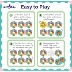 EEBOO LIFE IN A MEADOW MEMORY & MATCHING GAME