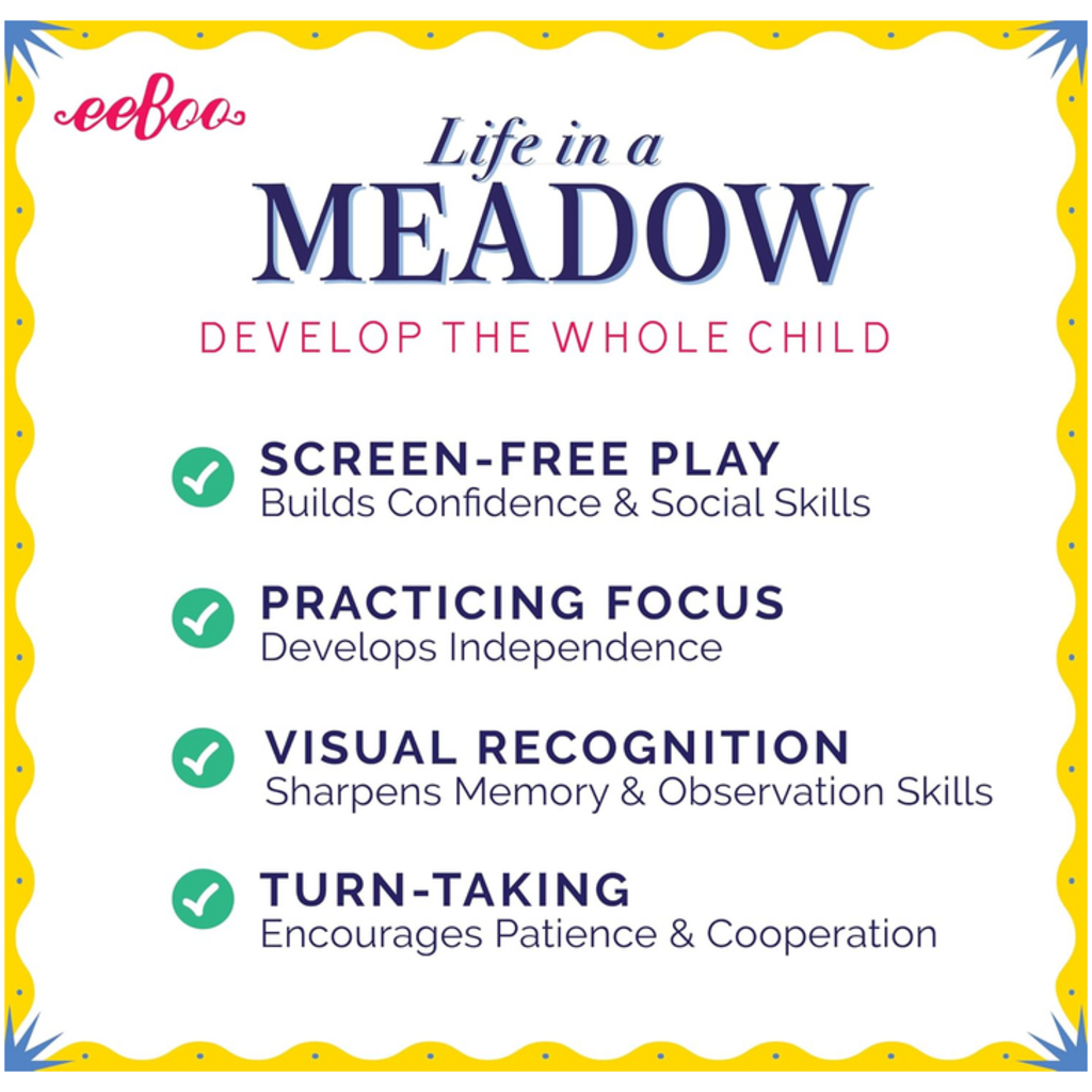 EEBOO LIFE IN A MEADOW MEMORY & MATCHING GAME