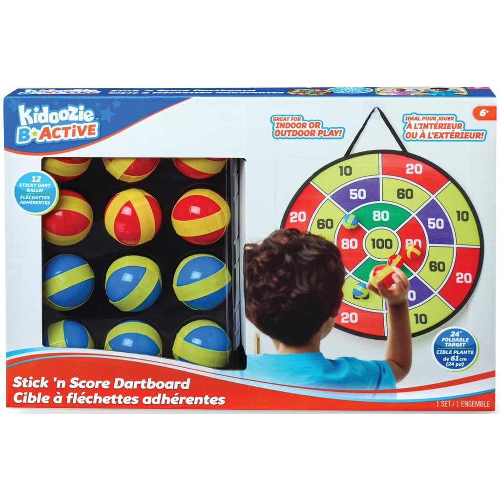 KIDOOZIE STICK 'N SCORE DARTBOARD