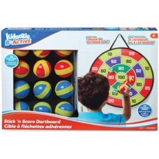 KIDOOZIE STICK 'N SCORE DARTBOARD