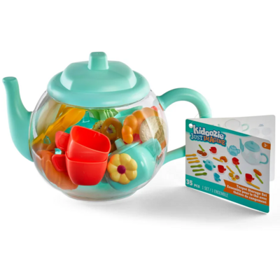 KIDOOZIE TEAPOT STORAGE SET