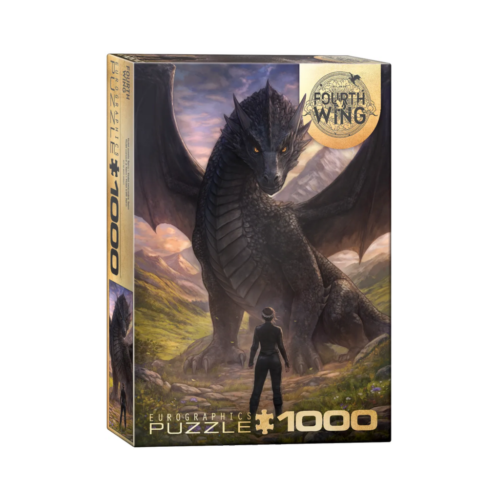 EUROGRAPHICS FOURTH WING VIOLET MEETS TAIRN 1000 PC PUZZLE