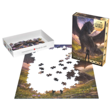 EUROGRAPHICS FOURTH WING VIOLET MEETS TAIRN 1000 PC PUZZLE