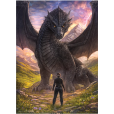 EUROGRAPHICS FOURTH WING VIOLET MEETS TAIRN 1000 PC PUZZLE