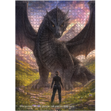 EUROGRAPHICS FOURTH WING VIOLET MEETS TAIRN 1000 PC PUZZLE