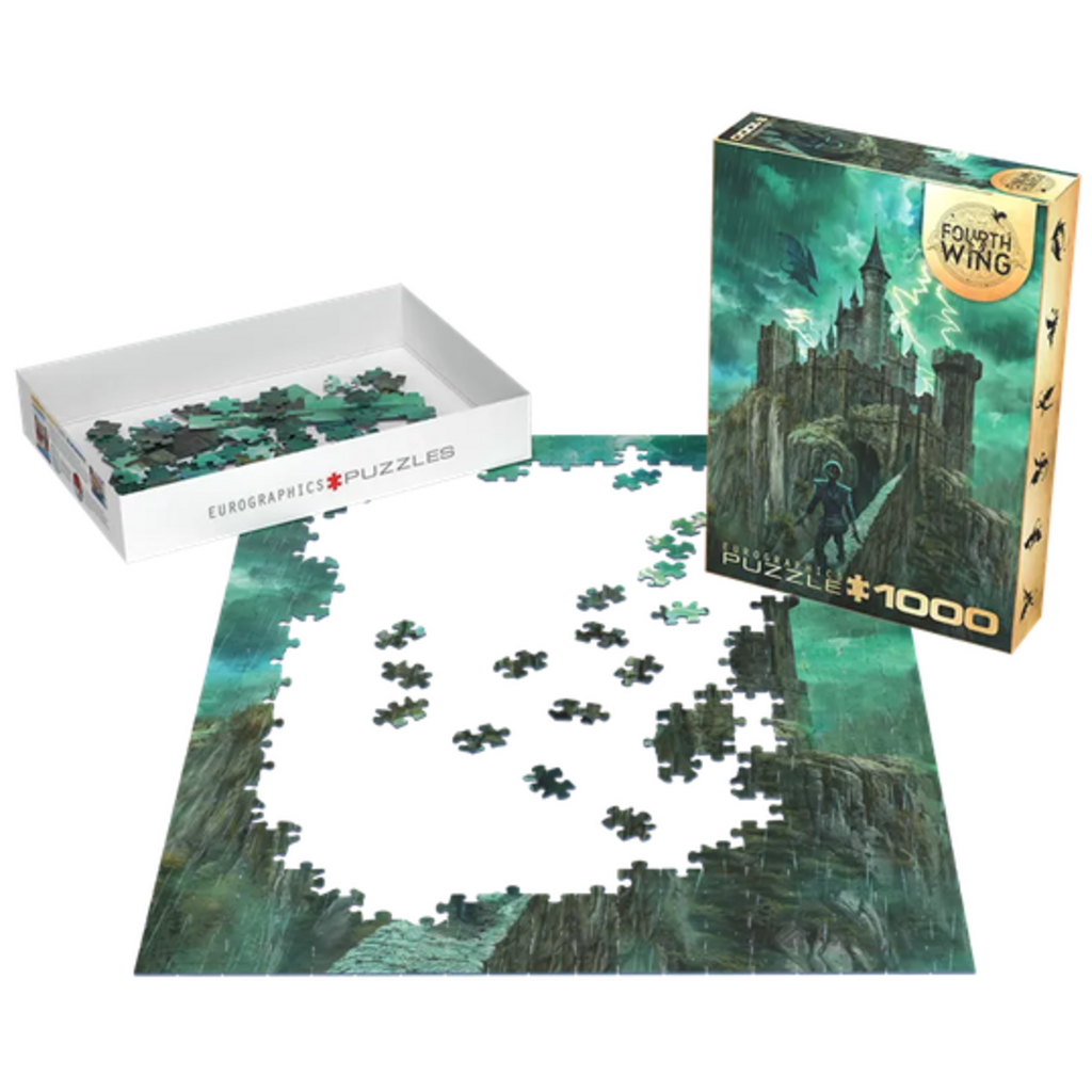 EUROGRAPHICS FOURTH WING VIOLET CROSSING THE PARAPET 1000 PC PUZZLE