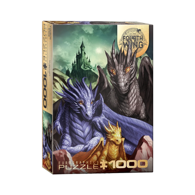 EUROGRAPHICS FOURTH WING TAIRN, SGAEYL & ANDARNA 1000 PC PUZZLE
