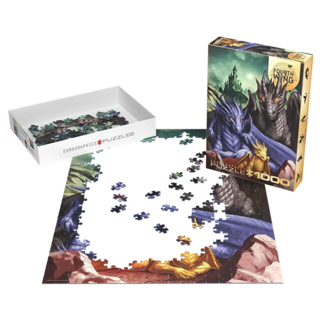 EUROGRAPHICS FOURTH WING TAIRN, SGAEYL & ANDARNA 1000 PC PUZZLE