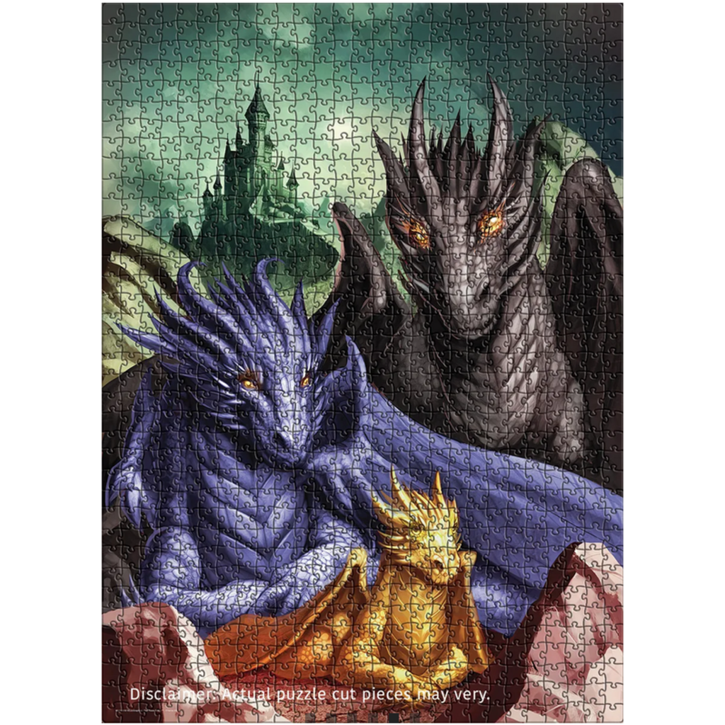 EUROGRAPHICS FOURTH WING TAIRN, SGAEYL & ANDARNA 1000 PC PUZZLE