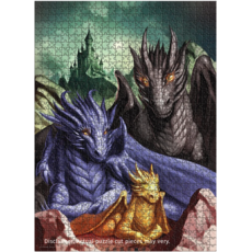 EUROGRAPHICS FOURTH WING TAIRN, SGAEYL & ANDARNA 1000 PC PUZZLE