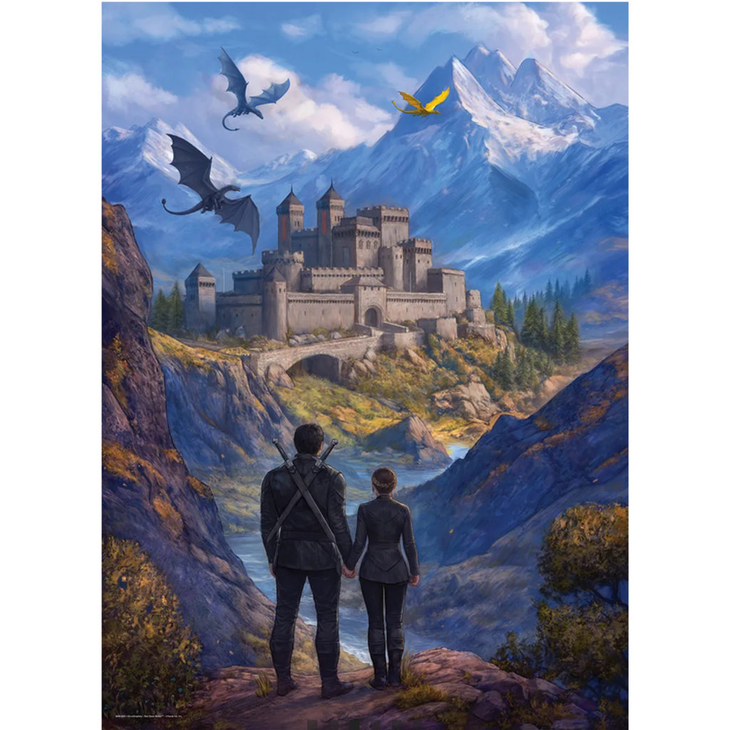 EUROGRAPHICS FOURTH WING VIOLET & XADEN 1000 PC PUZZLE