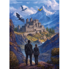 EUROGRAPHICS FOURTH WING VIOLET & XADEN 1000 PC PUZZLE