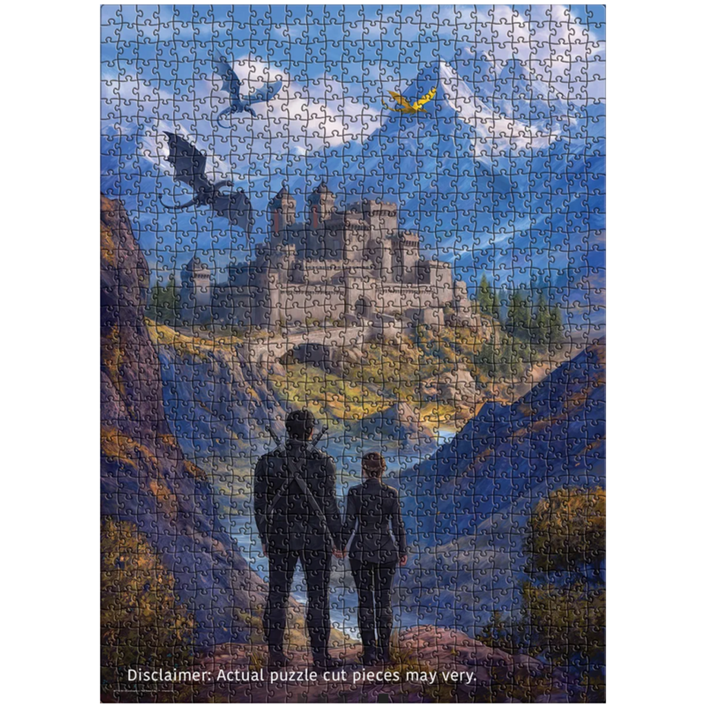 EUROGRAPHICS FOURTH WING VIOLET & XADEN 1000 PC PUZZLE