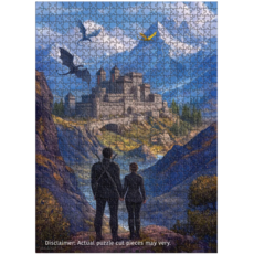 EUROGRAPHICS FOURTH WING VIOLET & XADEN 1000 PC PUZZLE