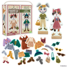 MW WHOLESALE MAGNETIC DRESS UP FRIENDS: COZY CRITTERS