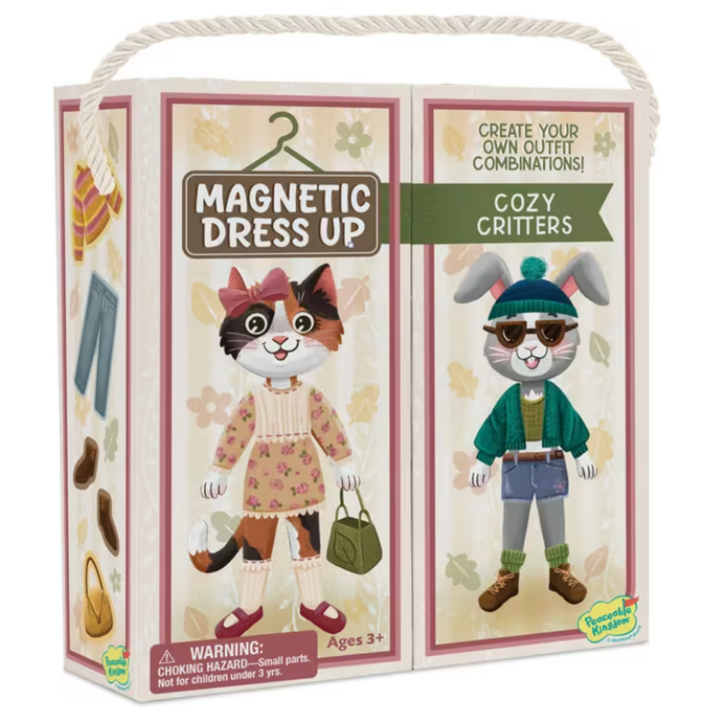 MW WHOLESALE MAGNETIC DRESS UP FRIENDS: COZY CRITTERS