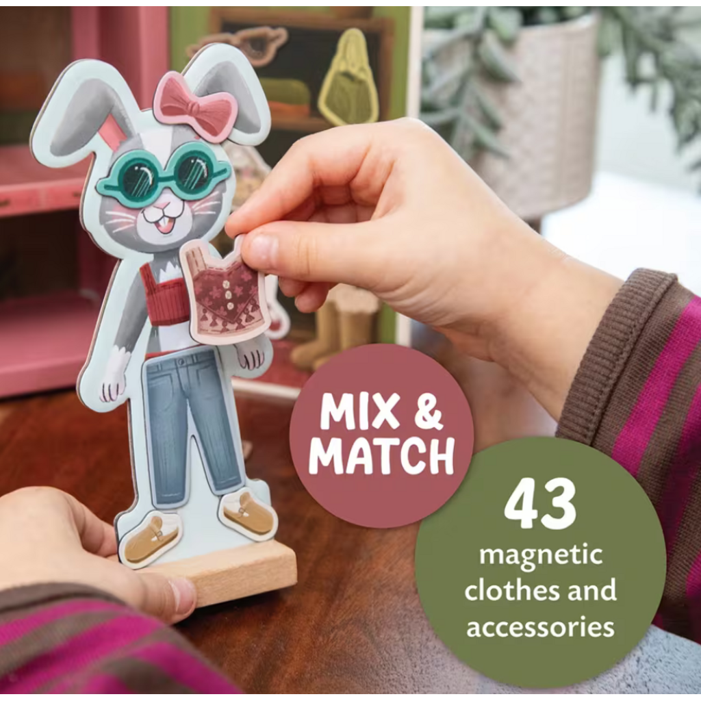 MW WHOLESALE MAGNETIC DRESS UP FRIENDS: COZY CRITTERS