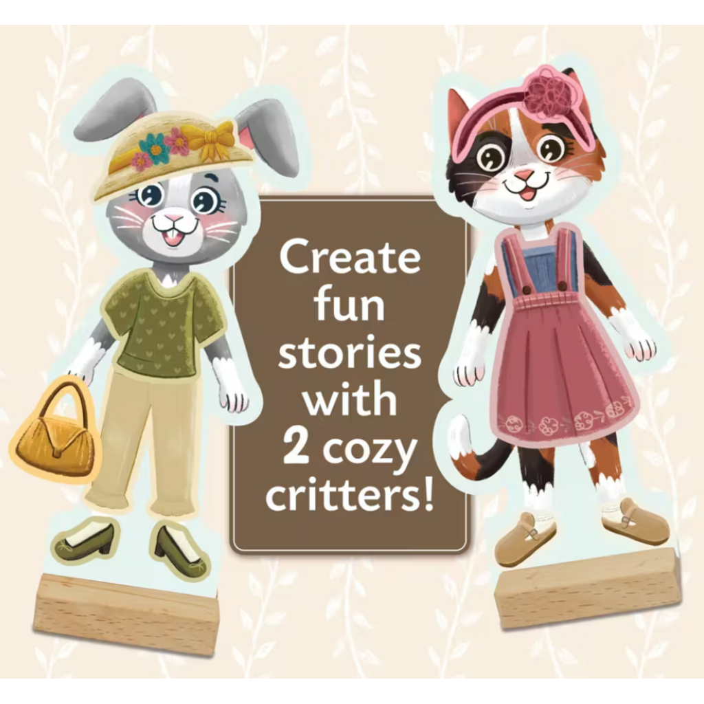 MW WHOLESALE MAGNETIC DRESS UP FRIENDS: COZY CRITTERS