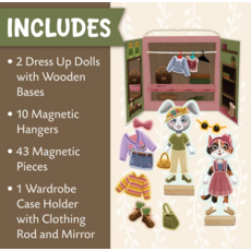 MW WHOLESALE MAGNETIC DRESS UP FRIENDS: COZY CRITTERS