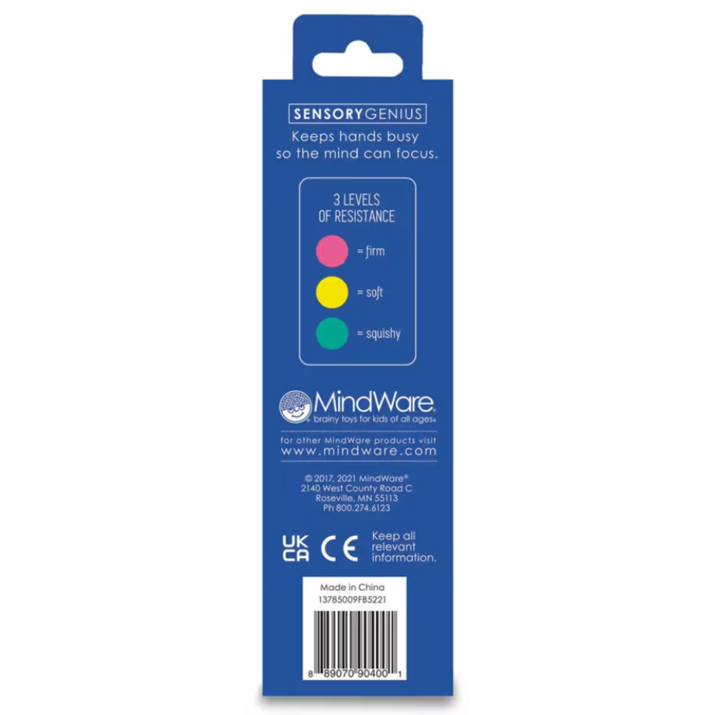 MW WHOLESALE SENSORY GENIUS STRESS BALL 3PK