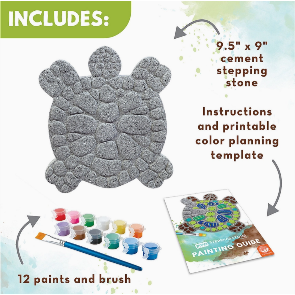 MW WHOLESALE PAINT YOUR OWN STEPPING STONE TURTLE
