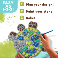 MW WHOLESALE PAINT YOUR OWN STEPPING STONE TURTLE