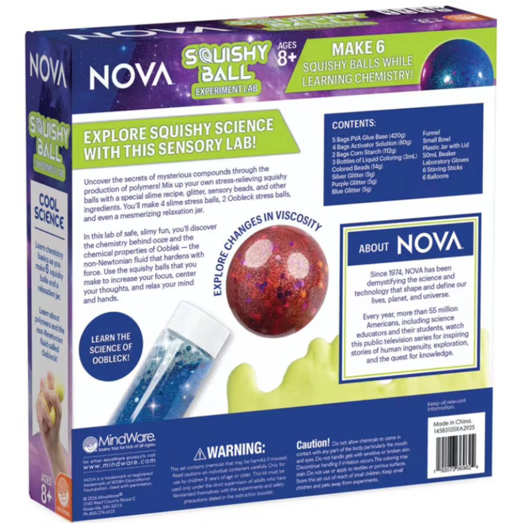 MW WHOLESALE NOVA SQUISHY BALL EXPERIMENT LAB