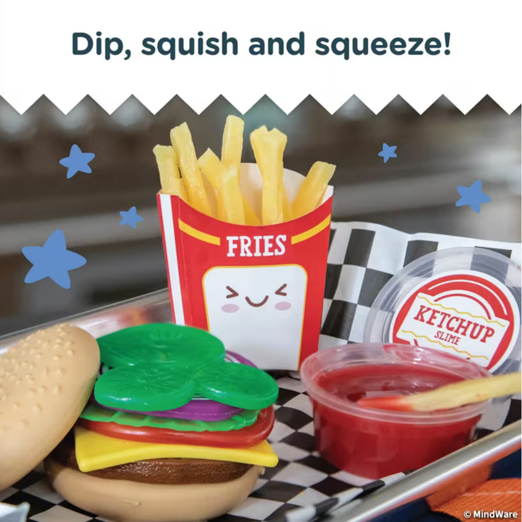 MW WHOLESALE FOODIE FIDGETS BURGER BASKET