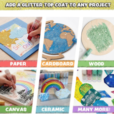 PENCIL GRIP COMPANY MESS FREE GLITTER STIX