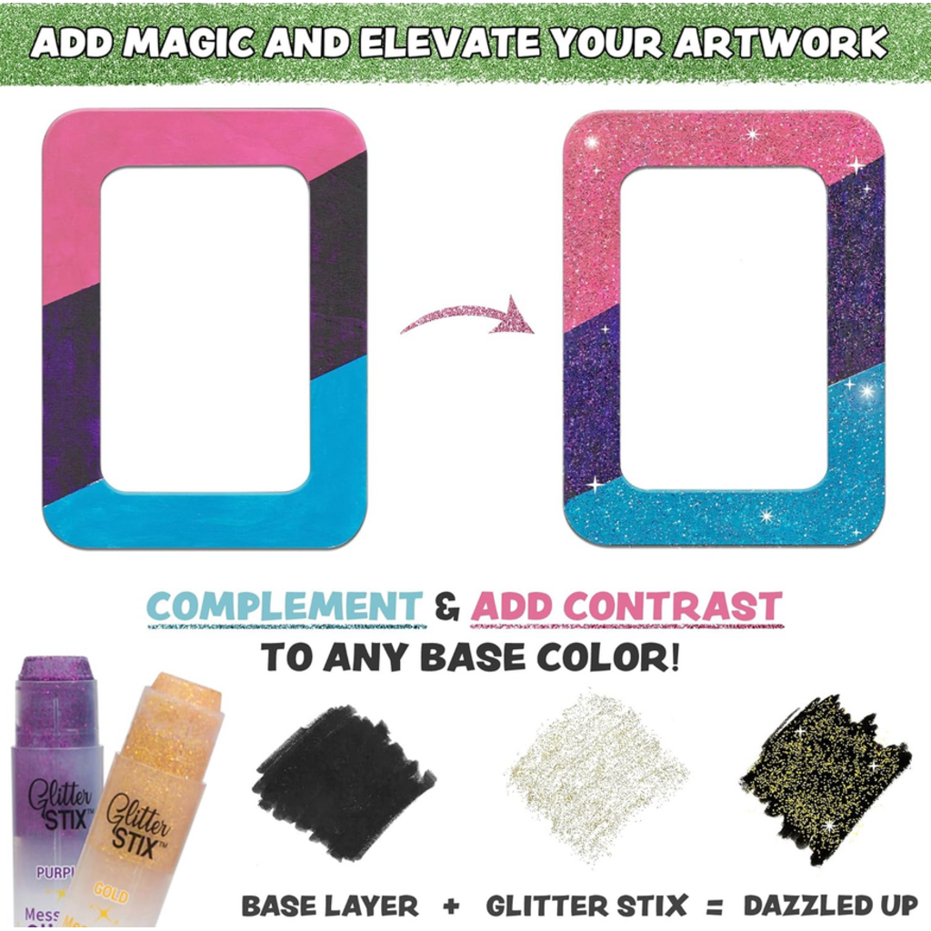 PENCIL GRIP COMPANY MESS FREE GLITTER STIX