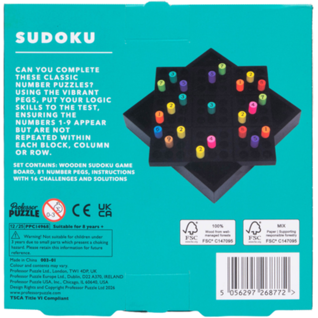 PROFESSOR PUZZLE SUDOKU