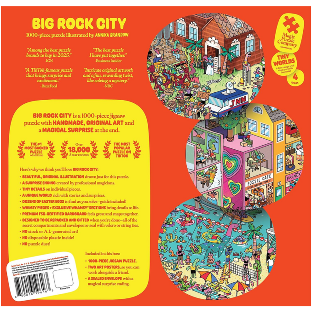 BIG ROCK CITY 1000 PC PUZZLE