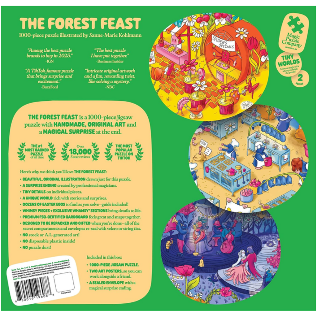 FOREST FEAST 1000 PC PUZZLE