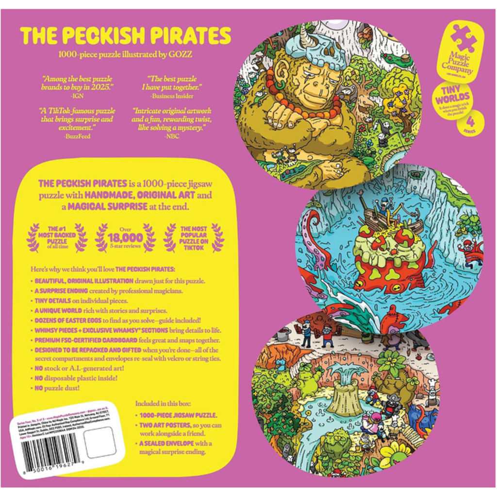 PECKISH PIRATES 1000 PC PUZZLE